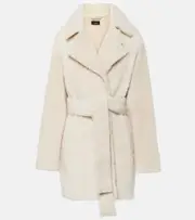 [Joseph] Joseph Clery shearling coat AU 6 beige