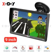 XGODY 9'' Portable Car Truck GPS Navigation Free Lifetime Map Updtate Type C POI