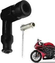 Motorcycle Spark Plug Cap | Rubber Spark Plug Cap Engine Spark Plug Boot | Non Resistor Replacement Part Multicolor Motorcycle Accessories for Motorcycle