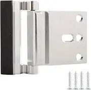 Amazon Basics Home Security Door Reinforcement Lock - Brushed Nickel