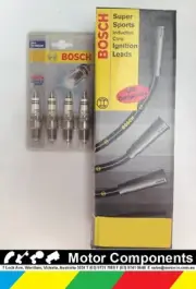 VOLVO 240 242 244 245 B21A B21E B230F 2.1L 2.3 L 1975-93 SPARK PLUG & LEAD BOSCH (for: Volvo)