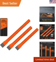 Professional Cold Chisels Set - Chromium-Vanadium Steel, 8" to 12" Sizes