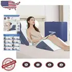 Adjustable 4-Piece Wedge Pillow Set for Acid Reflux & Post Surgery Comfort