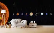 3D Space Solar System Wall Mural Wallpaper 94