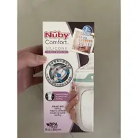 在飛比找蝦皮購物優惠-［全新］Nuby矽膠奶瓶3+