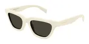 Saint Laurent SL 462 SULPICE 018 Men's Sunglasses White Size 53