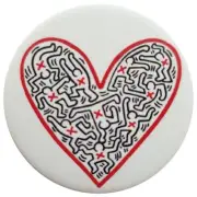 Popsockets Grip Stand Keith Haring Figures In A Heart Popsocket