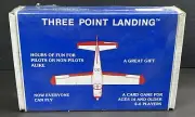 Vintage Three Point Landing Card Game Learn to Fly Pilot Airplane Strategy Logic