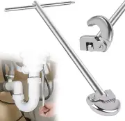 Basin Wrench 180 Degree Rotating Adjustable Basin Spanner Heavy Duty Carbon Stee