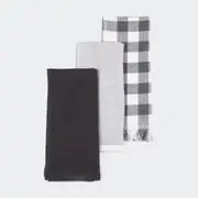 3 Pack Slate Check Tea Towels