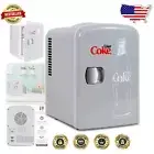 Portable Diet Coke Mini Fridge - Compact 6-Can Beverage Cooler for Home & Travel