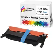 Cyan Compatible Toner Cartridge for Samsung CLT-C406S ST986A (1,000 Pages) for Samsung CLP360 CLP365 CLP365W CLX3300 CLX3305FN CLX3305FW SLC410W SLC460FW
