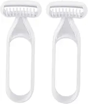 FOMIYES 2pcs Body Hair Trimmers Eyebrow Razor for Women Armpit Leg Bikini Line Manual Portable Skin Safe