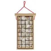 Wooden Bird Nest Material Holder; Rustic Handmade Bird Nest Material Dispenser