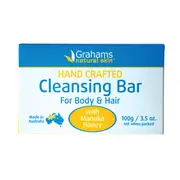 Grahams Natural Cleansing Bar For Hair And Body 100g