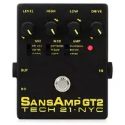 TECH21 SANSAMP Guitar Tube Amp Simulator GT2 [Official Japanese Product] [New!!]