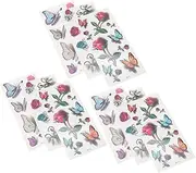 FOYTOKI Butterfly Temporary 3d Waterproof Decals Sticker Kit for Parties Events