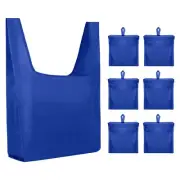 TOPTIE 6 PCS Reusable Foldable Grocery Bags, Durable Polyester Bags