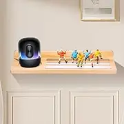 for Tonies Shelf Magnetic, Space Saving Wood Wall Floating Shelf, Single Layer Wall Mount Bracket Magnetic Fixing, Wall Floating Shelves Toy Storage for Home Office