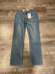 NWT Levi’s Boys 514 Straight Regular Fit Adjustable Waistband 28x30