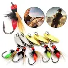 Hook Fishing Group Spinning Fly Bionic Bait Spinner Sequins Fishing Lure