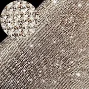 12000 Pieces Self-Adhesive 2mm Bling Bling Rhinestone Sheet Sticker - Perfect for Car and Craft DIY Decoration(Crystal Yellow)