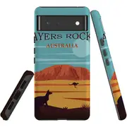 For Google Pixel 6 Case, Shielding Back Cover,Ayers Rock