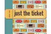 Peter Pauper Press Ticket Album Just the Ticket: Ticket Stub Organizer 303509