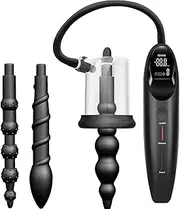 Smart Anal Pump Vacuum, Sucking Anal Plug Vibrator for Sex Toys, Electronics Massage Anal Pump Set for Man Women Butt Plug Masturbator Adult Sex Toy