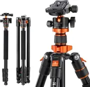 K&F Concept 78inch Camera Tripod for DSLR Compact Aluminum Tripod with Ball Head