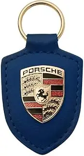 Porsche Boxster Cayman Panamera Cayenne Crest Key Pendant Blue 911