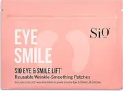 SiO Beauty Eye & Smile Lift | Eye & Smile Anti-Wrinkle Patches 2 Week Supply | Overnight Smoothing Silicone Patches For Eye & Smile Wrinkles And Fine Lines