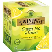 Twinings Green Tea Lemon Tea Bags 10 Pack
