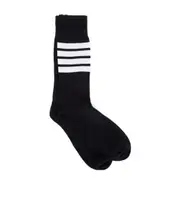 Thom Browne 4-Bar Crew Socks One size Black