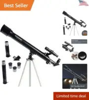 PowerSeeker 50AZ Telescope - Compact and Portable - BONUS Astronomy Software