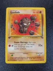 Geodude 47/62 Fossil Set 1st Edition Pokémon TCG 1999 WoTC Vintage