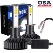 2x H1 LED Headlight High / Low Beam Bulbs Conversion Kit 6500K Super Bright (for: Smart)