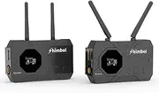 ZO1000 Wireless Video Transmission System,HDMI&SDI Transmitter and Receiver UVC Out for Live Streaming 1080p 60fps 0.08s Latency 1000ft Range up to 1TX & 2RX,OLED Display