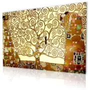 Tree Of Life Yellow by Gustav Klimt | Canvas (Rolled) | Wall art giclee HD