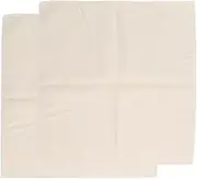 TREETDOBV 2 Pcs Monk's Cloth, Large Overlocking Tufting Fabric, DIY Rug Backing, Cotton/Linen Blend, Plain Weave, 36x34.7cm