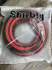 Shirbly 8Gauge 50FT, 8AWG 50FT Red 50FT Black