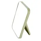 Folding Makeup Mirror Square Adjustable Folding Vanity Mirror with Stand Plastic