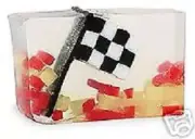 Primal Elements CHECKERED FLAG, Full 7.0 oz.+ not 6.0 - Handmade Glycerin Soap