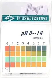 AIMALL 100PCS Test Strips pH 0-14 Alkaline Acid Urine Saliva Litmus Paper Kit Sticks for Saliva Urine Water Soil Testing Pet Food and Diet pH Monitoring