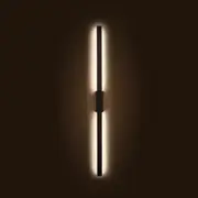 Aura Bar LED Wall Light 24w 3000k/5000k in Black