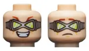 LEGO® Head Part For Dr. Octopus Octavius Doc Ock Minifigure 76134