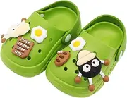 [icosylify] Toddler Shoes Clogs Slide Sandals for 0-8yrs Kids Unisex for Girls and Boys Garden Shoes Cartoon Slides Slip-Resistance Sandals Beach Pool Slippers