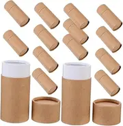 [FOYTOKI] Essential Oil Bottle Holder Box 15Pcs Tea Leaf Paper Cylinder Jars Lid Packaging Box