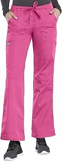 [Cherokee] Women's Low Rise Drawstring Cargo Scrub Pant