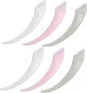 NOLITOY Facial Hair Razor Set 6pcs Eyebrow Shavers Women's Face Shavers Stainless Steel Trimmer Portable Beauty Tools Non-slip Grip for Clean Safe Hair Removal
